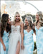 Elegant Blue Soft Sweetheart Spaghetti Strap Mermaid Bridesmaid Dresses Online, BL01