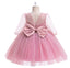 Princess Pink Flower Ball Gown Popular Long Little Flower Girl Dresses, ET27