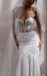 Bodycon Lady Beaded White Yarn Tulle Spaghetti Strap Mermaid Wedding Dresses HS63