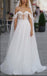 Elegant Soft Off Shoulder Sweetheart Appliqued Backless Long Mermaid Wedding Dresses HS54