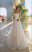 Luxurious Appliqued Full Sleeve White Long Fashion Wedding Dresses,HS71