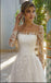 Luxurious Appliqued Full Sleeve White Long Fashion Wedding Dresses,HS71