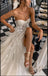 Blingbling Tulle Sweetheart Side Slit Empire Long Fashion Wedding Dresses,HS68