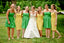 Simple Strapless A-Line Women Tea-Length Bridesmaid Dresses Online, BL46