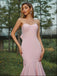 Women Pearl-Pink Sweetheart Mermaid Vintage Long Popular Prom Dresses,ZX123