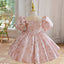 Flower Simple Appliqued Tulle Beading A-Line Sleeveless Little Flower Girl Dresses, ET45