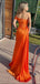 Orange Beading Sweetheart Strapless Pleat Floor-Length Fashion Prom Dresses,ZX142