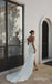 Simple White Strapless Side Slit Appliqued Mermaid Fashion Wedding Dresses,HS74