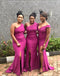 Off Shoulder Sweetheart Elegant Floor-Length Bridesmaid Dresses Online, BL65