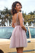 Purple Sweetheart Empire Tulle Pretty Mini New Arrival Homecoming Dresses,HM155