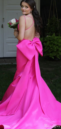 Elegant Spaghetti Strap Mermaid Long Prom Dress Ideas, Evening Party Dresses,ZX701