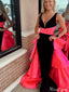 Formal V-neck Unique Mermaid Long Prom Dress Ideas, Evening Party Dresses,ZX703