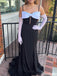Formal Spaghetti Strap Mermaid Long Prom Dress Ideas, Evening Party Dresses,ZX714