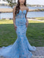 Gorgeous Sweetheart Notched Mermaid Long Prom Dress Ideas, Evening Party Dresses,ZX717