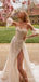 Women Lace Herringbone Sweetheart Side Slit With Trailing Long Fashion Wedding Dresses,HS108