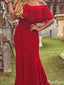 Formal Off-shoulder Mermaid Long Prom Dress Ideas, Evening Party Dresses,ZX726