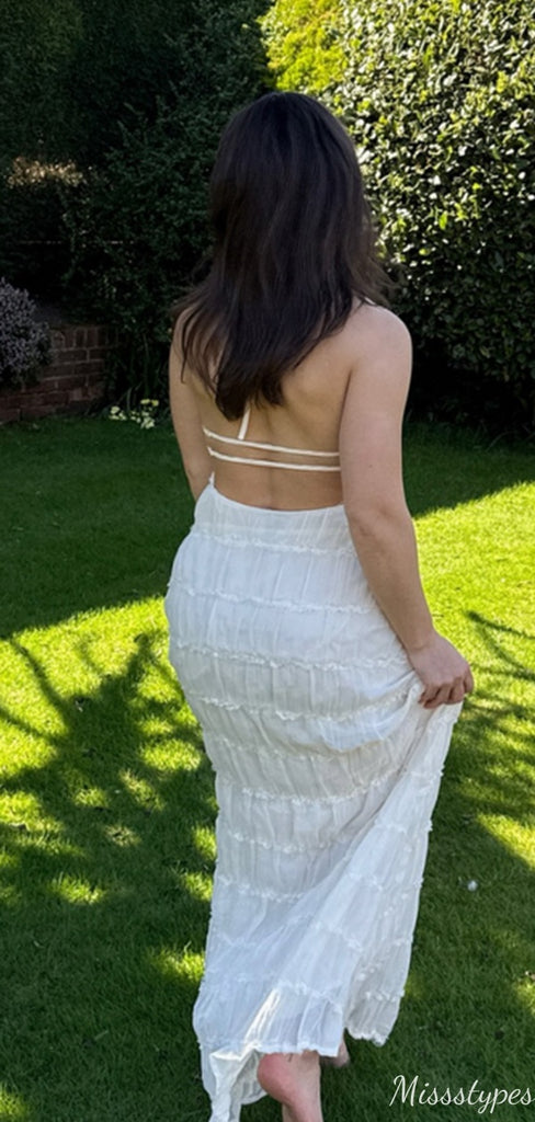 Casual Halter Mermaid Long Prom Dress Ideas, Evening Party Dresses,ZX737