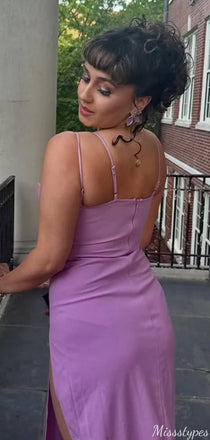 Sexy Spaghetti Strap bodycon Sheath Long Prom Dress Ideas, Evening Party Dresses,ZX738