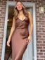 Casual Spaghetti Strap V-neck Backless Mermaid Long Prom Dress Ideas, Evening Party Dresses,ZX740