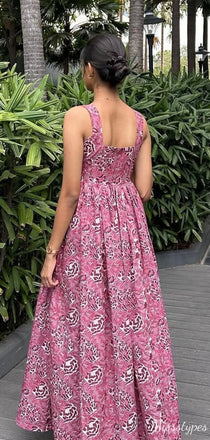 Casual Spaghetti Strap A-line Unique Long Prom Dress Ideas, Evening Party Dresses,ZX743
