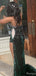 Sexy Deep V-neck Strapless Mermaid Unique Long Prom Dress Ideas, Evening Party Dresses,ZX744