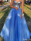 Elegant Strapless Sweetheart A-line Unique Long Prom Dress Ideas, Evening Party Dresses,ZX749