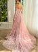 Luxurious New Arrival Pink Beading Sparkly Princess Prom Evening Dress,ZX194