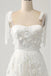 White Spaghetti Strap Appliqued Empire Elegant A-Line Fashion Wedding Dresses,HS80