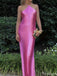 Elegant Halter Unique Sheath Unique Long Prom Dress Ideas, Evening Party Dresses,ZX753
