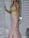 Gorgeous Deep V-neck Strapless Mermaid Long Prom Dress Ideas, Evening Party Dresses,ZX768