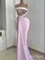 Unique Women Purple Yarn Tulle Pleat Mermaid Floor-Length Prom Dresses,ZX112