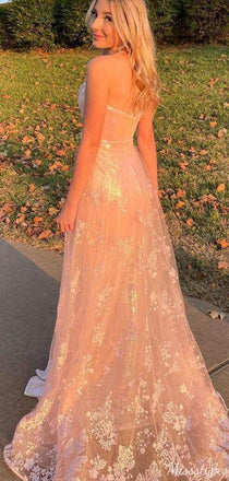 Elegant V-neck Sweetheart Strapless Mermaid Long Prom Dress Ideas, Evening Party Dresses,ZX793