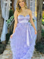 Elegant Sweetheart Strapless A-line Long Prom Dress Ideas, Evening Party Dresses,ZX798