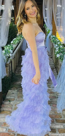 Elegant Sweetheart Strapless A-line Long Prom Dress Ideas, Evening Party Dresses,ZX798