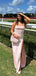 Mismatched Satin Sheath Strapless Women Long Prom Evening Dress,ZX376