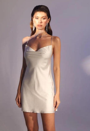 Sliver Spaghetti Strap V-Neck Sexy Backless Mini New Arrival Homecoming Dresses,HM135