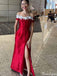 Formal Off-shoulder Lace Mermaid Long Prom Dress Ideas, Evening Party Dresses,ZX800