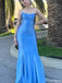 Formal Bateau Strapless Mermaid Long Prom Dress Ideas, Evening Party Dresses,ZX801