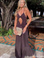 Sexy V-neck Spaghetti Strap Backless Mermaid Long Prom Dress Ideas, Evening Party Dresses,ZX804