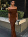 Elegant Square Off-shoulder Mermaid Long Prom Dress Ideas, Evening Party Dresses,ZX805