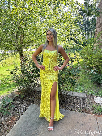 Unique Bateau Spaghetti Strap Mermaid Long Prom Dress Ideas, Evening Party Dresses,ZX810