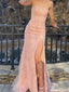 Elegant Straight Across Strapless Mermaid Long Prom Dress Ideas, Evening Party Dresses,ZX812