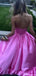 Elegant Strapless Straight Across A-line Long Prom Dress Ideas, Evening Party Dresses,ZX817