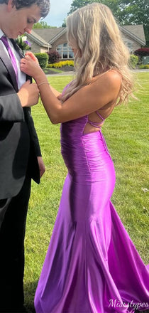 Gorgeous Strapless Straight Across Mermaid Long Prom Dress Ideas, Evening Party Dresses,ZX822
