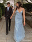 Sexy Spaghetti Strap Sweetheart Mermaid Long Prom Dress Ideas, Evening Party Dresses,ZX532