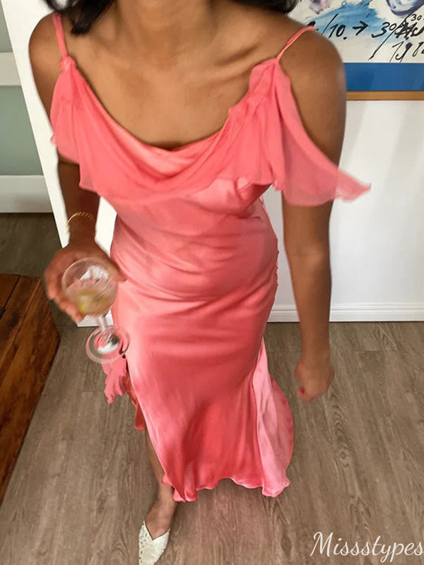 Casual Backless Mermaid Long Prom Dress Ideas, Evening Party Dresses,ZX827