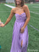 Casual Strapless Sweetheart A-line Long Prom Dress Ideas, Evening Party Dresses,ZX535