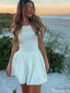 Gorgeous Off-shoulder Unique A-line Short Mini Homecoming Dress,HM326