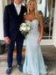Elegant Spaghetti Strap Sweetheart Mermaid Long Prom Dress Ideas, Evening Party Dresses,ZX536