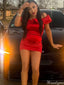 Gorgeous Off-shoulder Sheath Short Mini Homecoming Dress,HM342